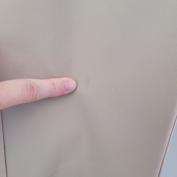 Theory Navalane Becker Stretch Ponte Skinny Pant Tan Size 12 Elastic Waist - Picture 8 of 12